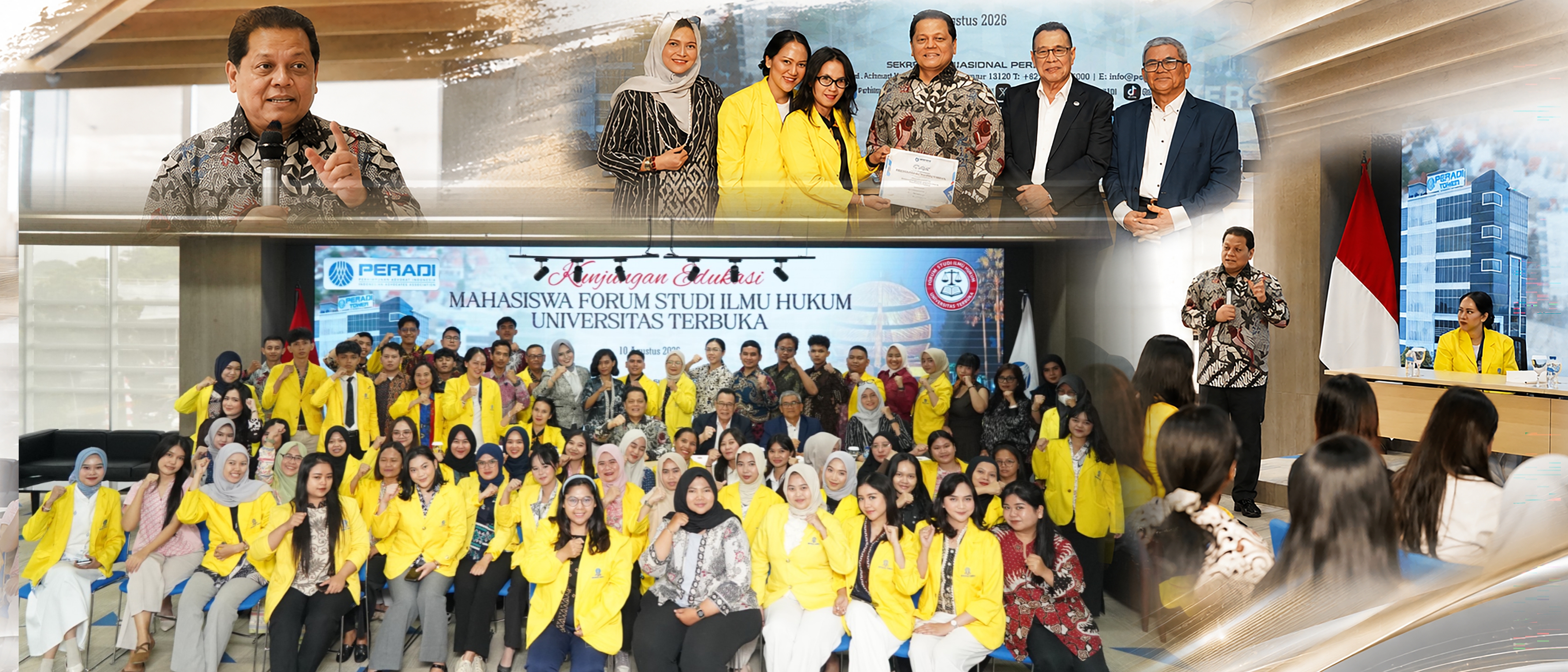 Kunjungan Edukasi Mahasiswa Forum Studi Ilmu Hukum Universitas Terbuka, 10 Agustus 2026